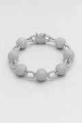 Bracelet Central cee — sur fond gris - Argent