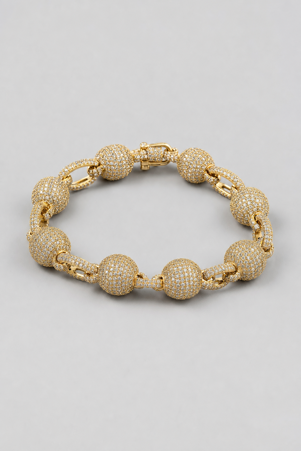 Bracelet Central cee — sur fond gris - Or