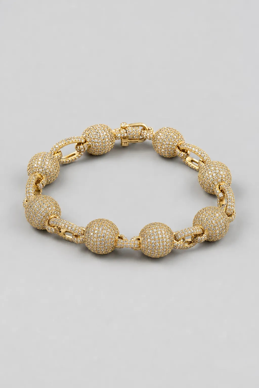 Bracelet Central cee — sur fond gris - Or