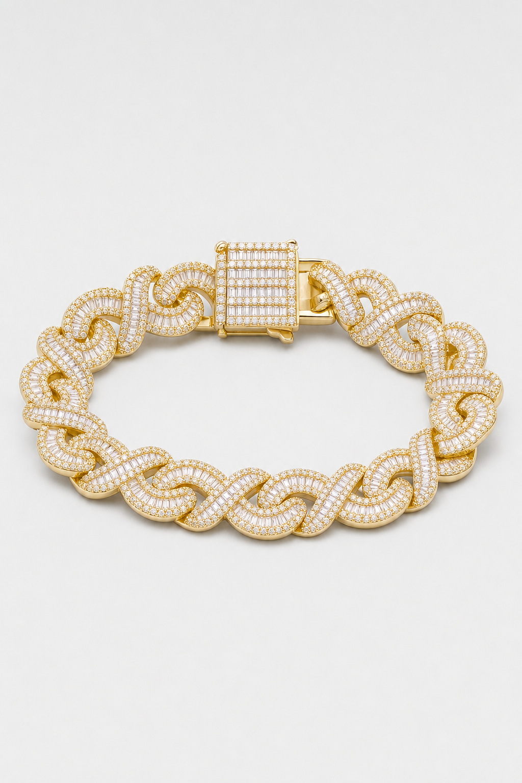 Bracelet Gazo — sur fond gris - couleur Or