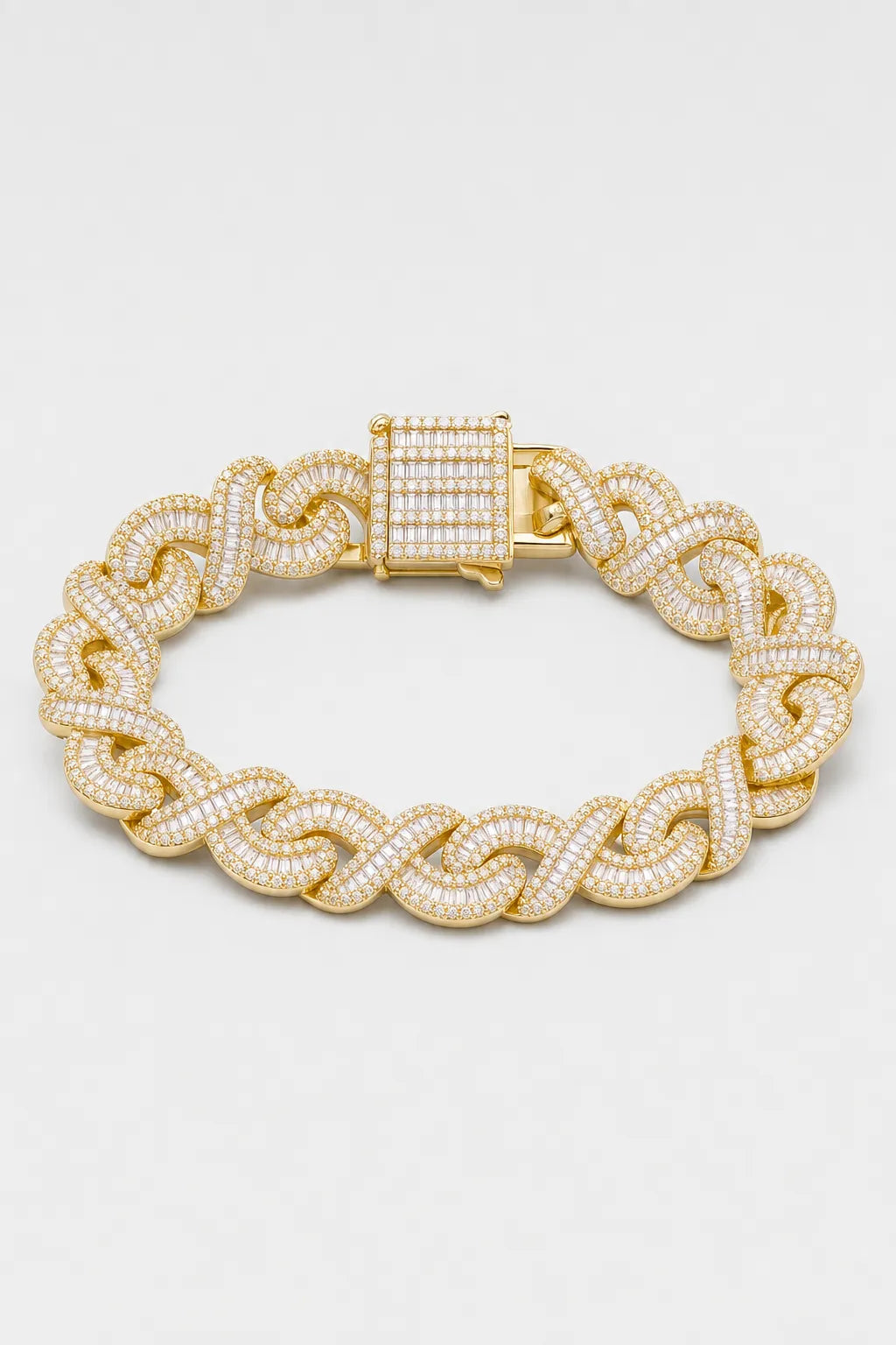 Bracelet Gazo — sur fond gris - couleur Or