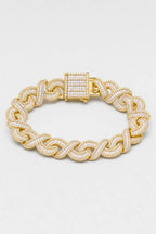 Bracelet Gazo — sur fond gris - couleur Or