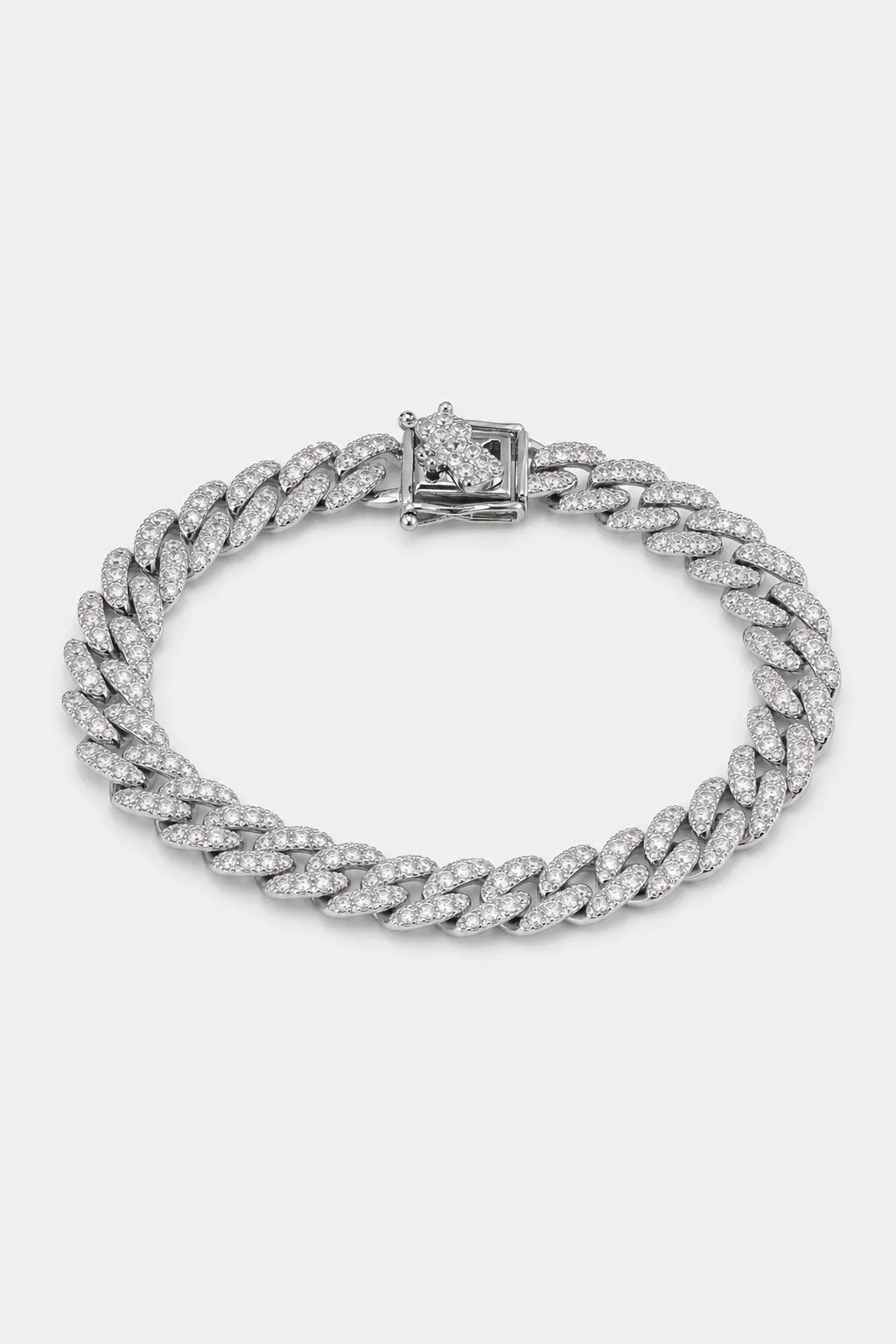 Bracelet streetwear — sur fond gris - couleur Argent