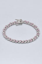 Bracelet streetwear — sur fond gris - couleur Rose