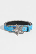 Ceinture étoile — sur fond gris - couleur Bleu