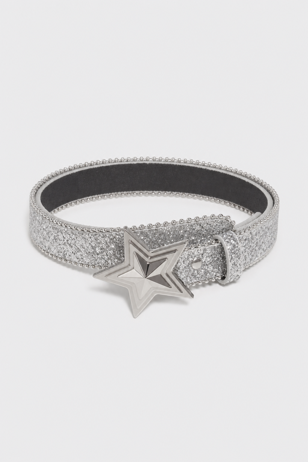 Ceinture étoile — sur fond gris - couleur Argent