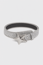 Ceinture étoile — sur fond gris - couleur Argent