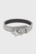 Ceinture étoile — sur fond gris - couleur Argent