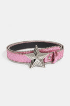 Ceinture étoile — sur fond gris - couleur Rose