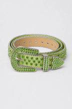 Ceinture grunge — sur fond gris