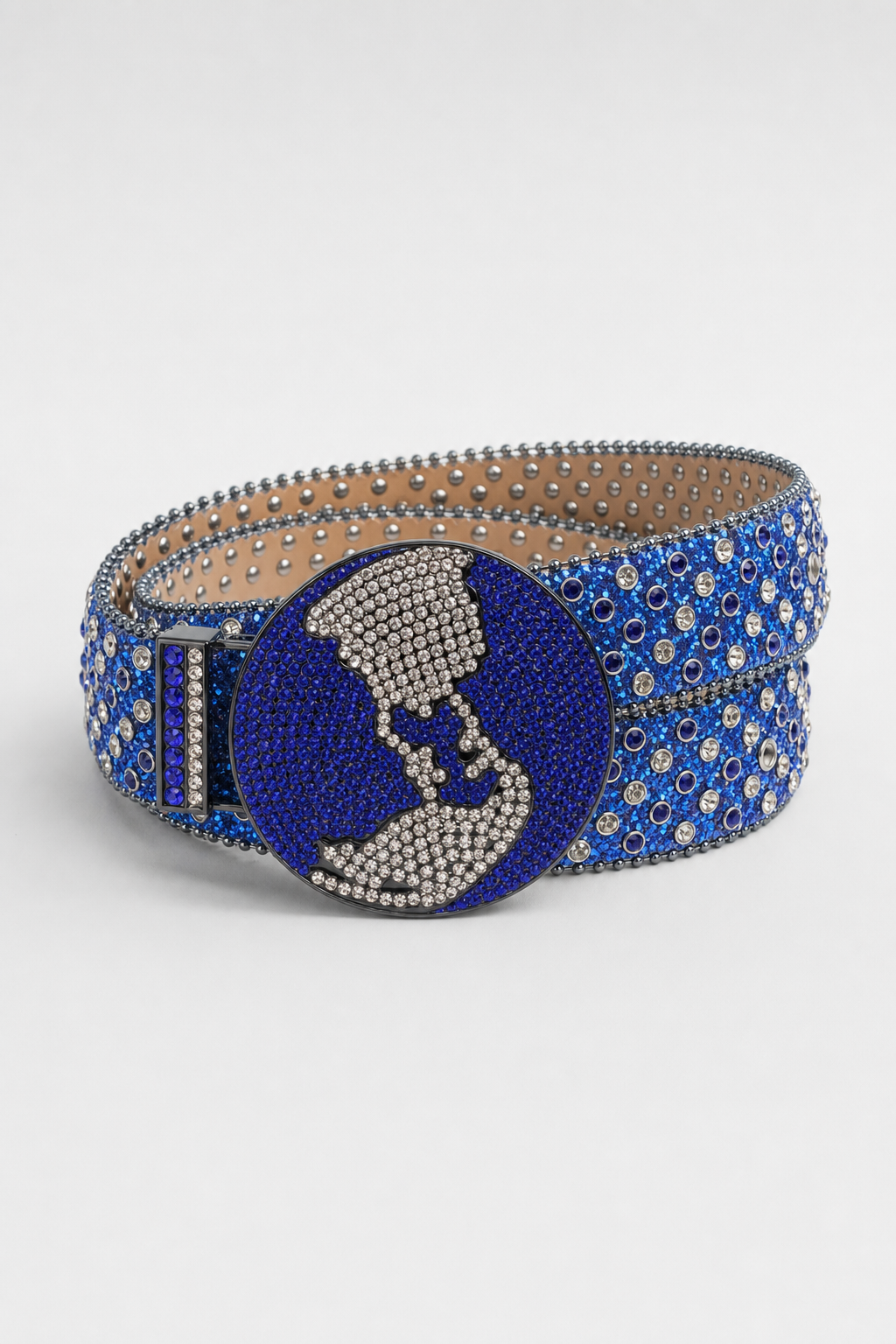 Ceinture Hip Hop — sur fond gris - couleur Bleu