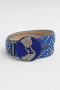 Ceinture Hip Hop — sur fond gris - couleur Bleu