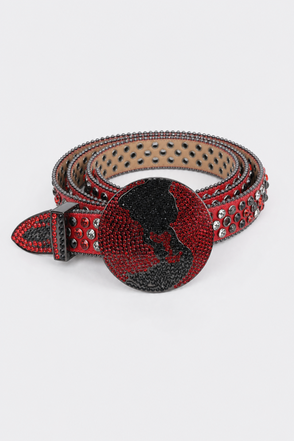 Ceinture Hip Hop — sur fond gris - couleur Rouge