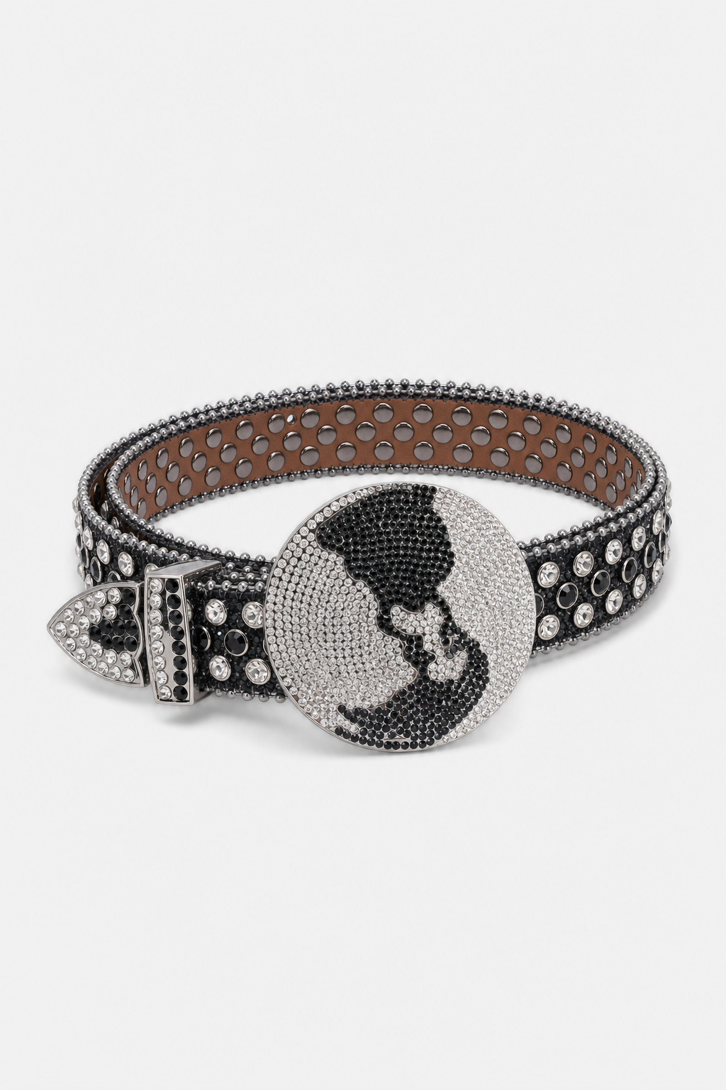 Ceinture Hip Hop — sur fond gris - couleur Noir