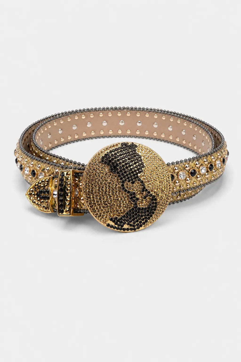 Ceinture Hip Hop — sur fond gris - couleur Or