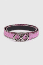 Ceinture streetwear — sur fond gris - couleur Rose