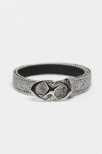 Ceinture streetwear — sur fond gris - couleur Argent