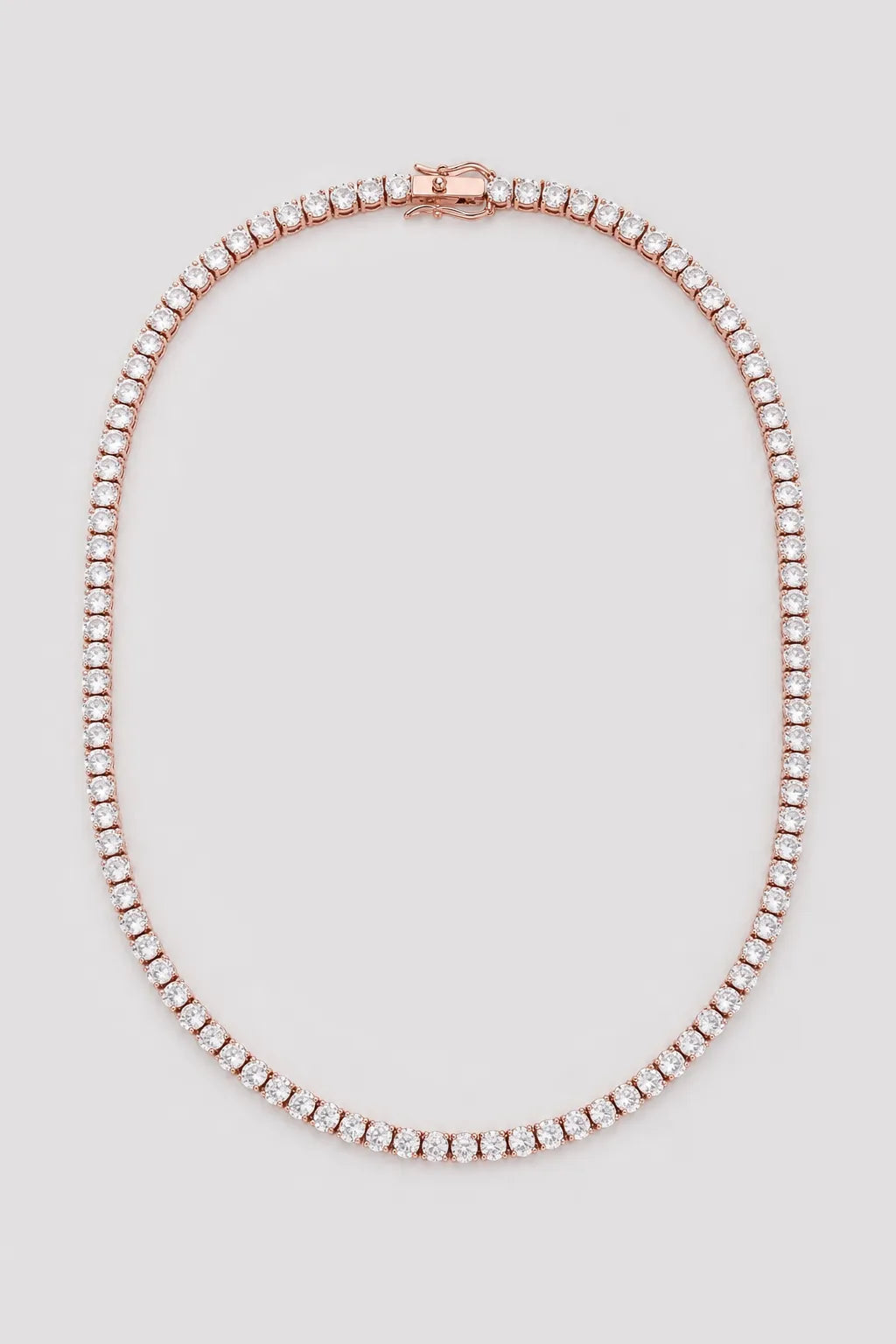 Chaine Tennis homme — couleur Rose sur fond gris