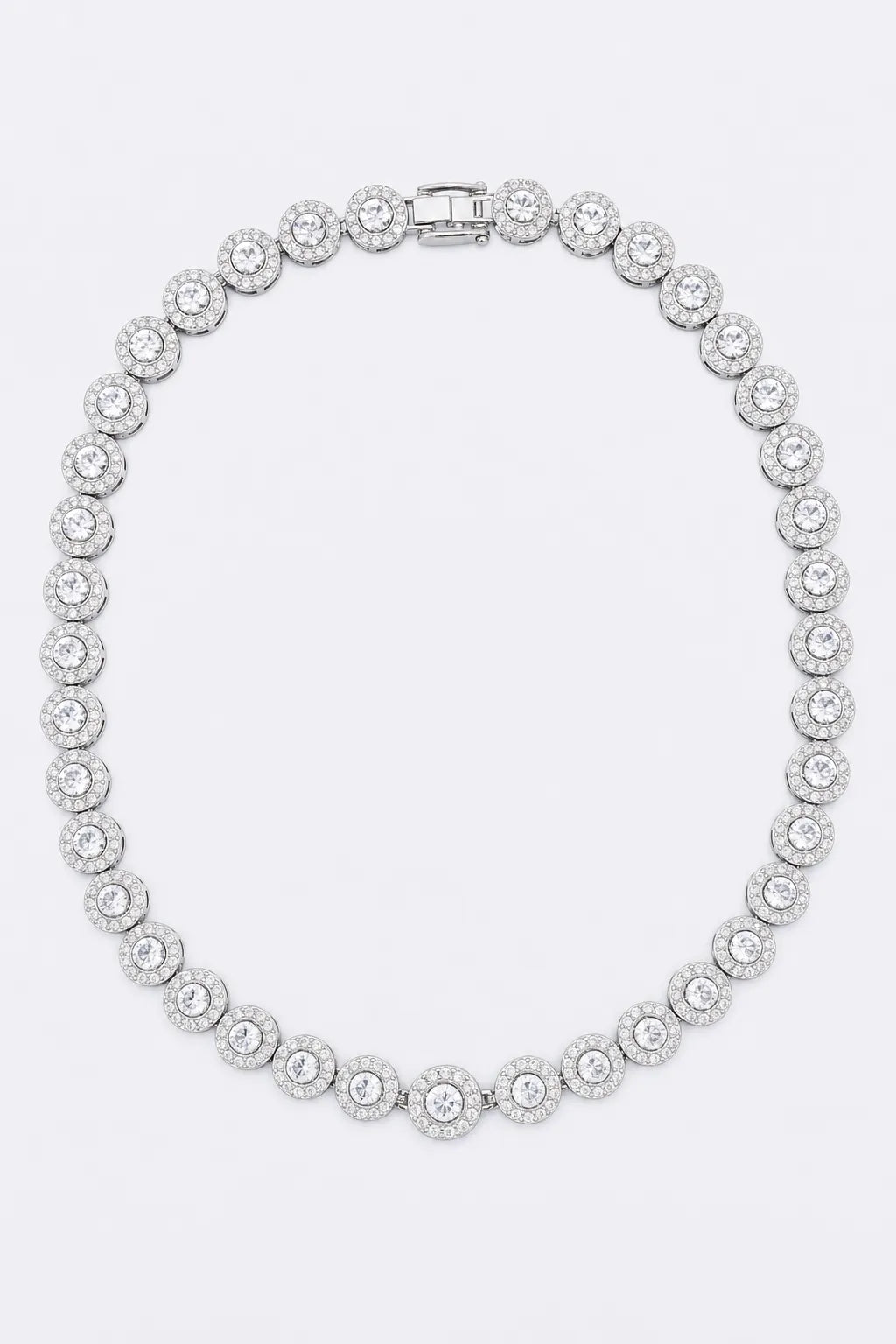 Collier Damso — sur fond gris — couleur Argent