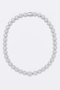 Collier Damso — sur fond gris — couleur Argent