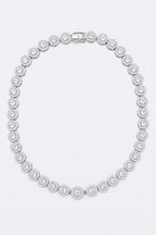 Collier Damso — sur fond gris — couleur Argent