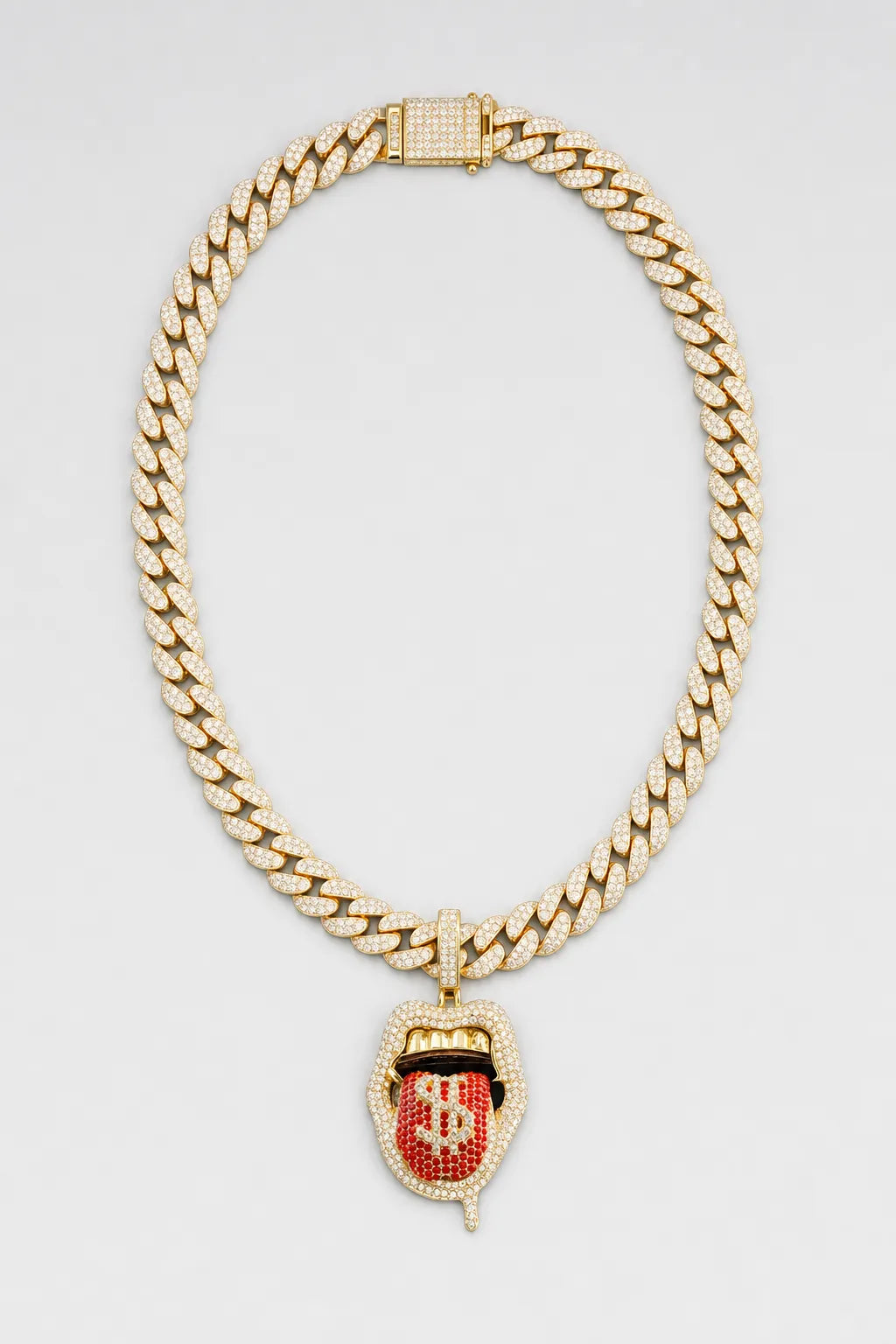 Collier Gazo — sur fond gris — couleur 1