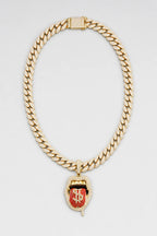 Collier Gazo — sur fond gris — couleur 1