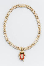 Collier Gazo — sur fond gris — couleur 8