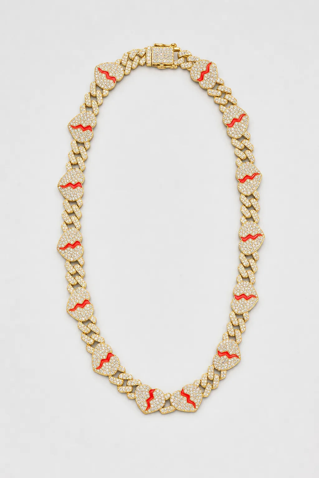 Collier Koba la D — sur fond gris — couleur Or