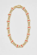 Collier Koba la D — sur fond gris — couleur Or