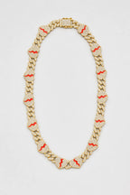 Collier Koba la D — sur fond gris — couleur Or