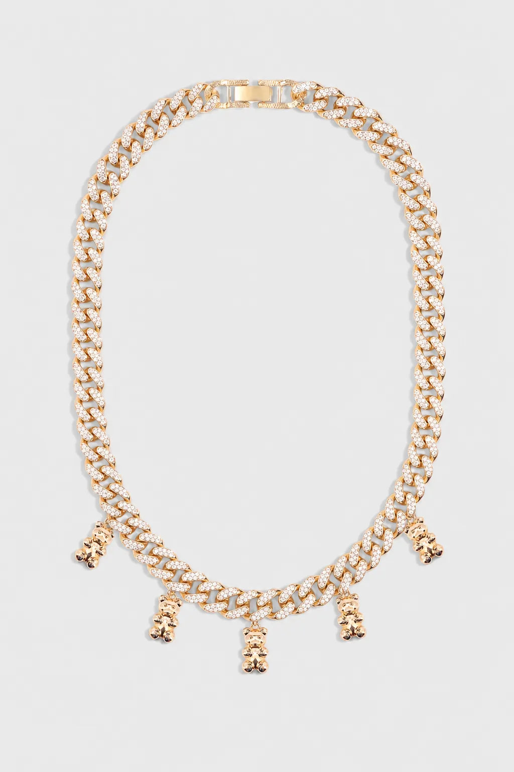 Collier ourson bonbon — sur fond gris — couleur 5