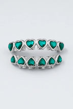 Green grillz — sur fond gris