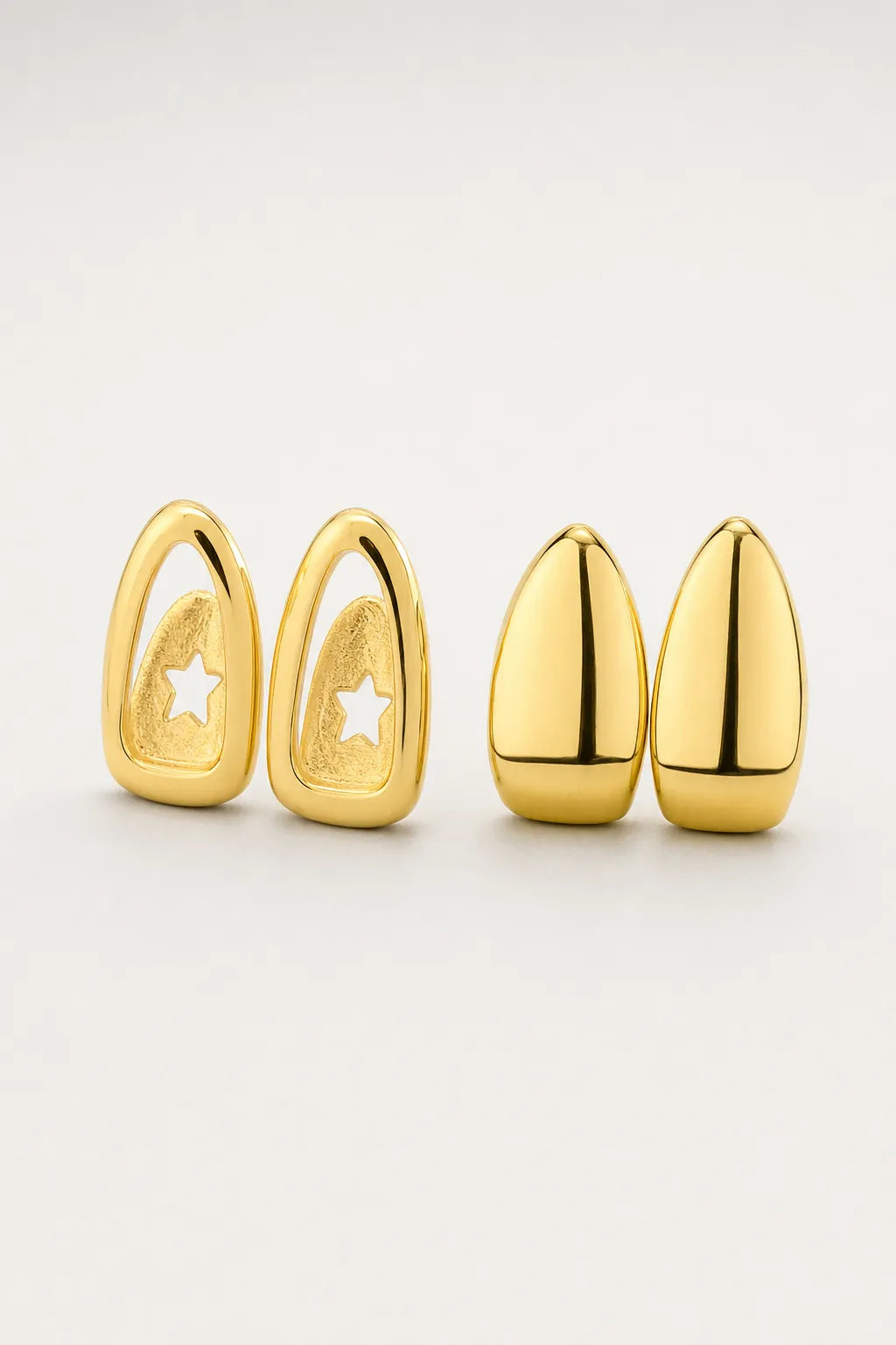 Grillz 2 dents — sur fond gris - couleur 7