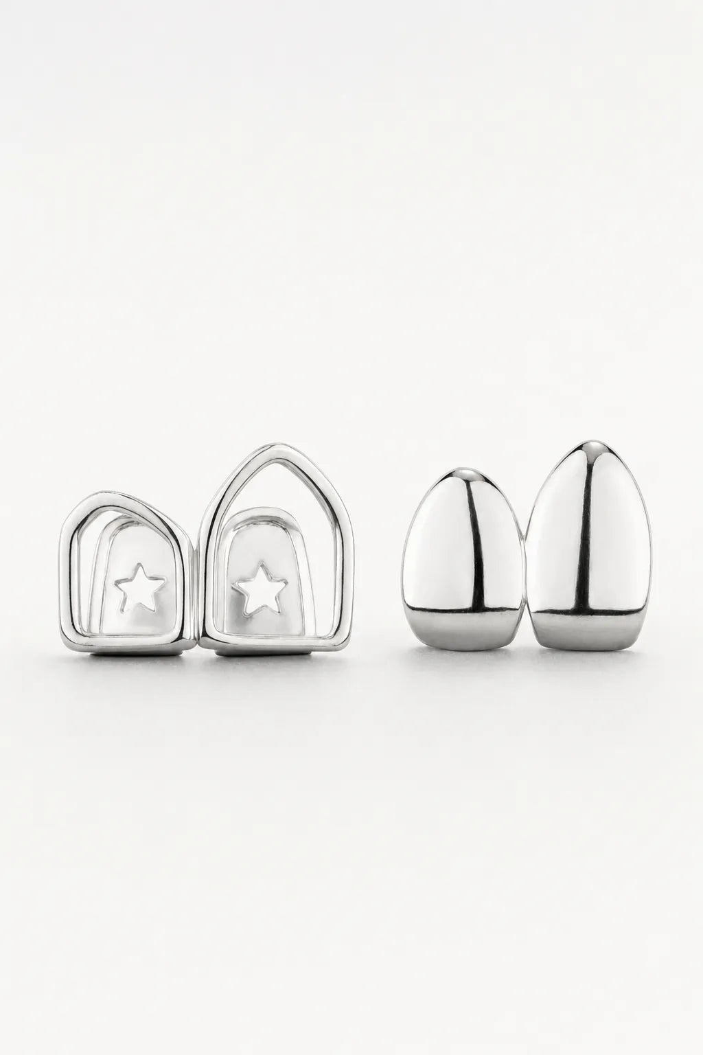 Grillz 2 dents — sur fond gris - couleur 6