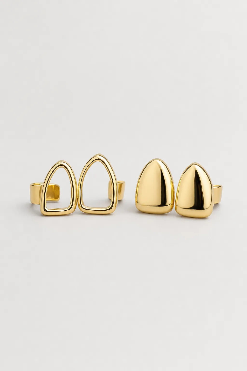 Grillz 2 dents — sur fond gris - couleur 5