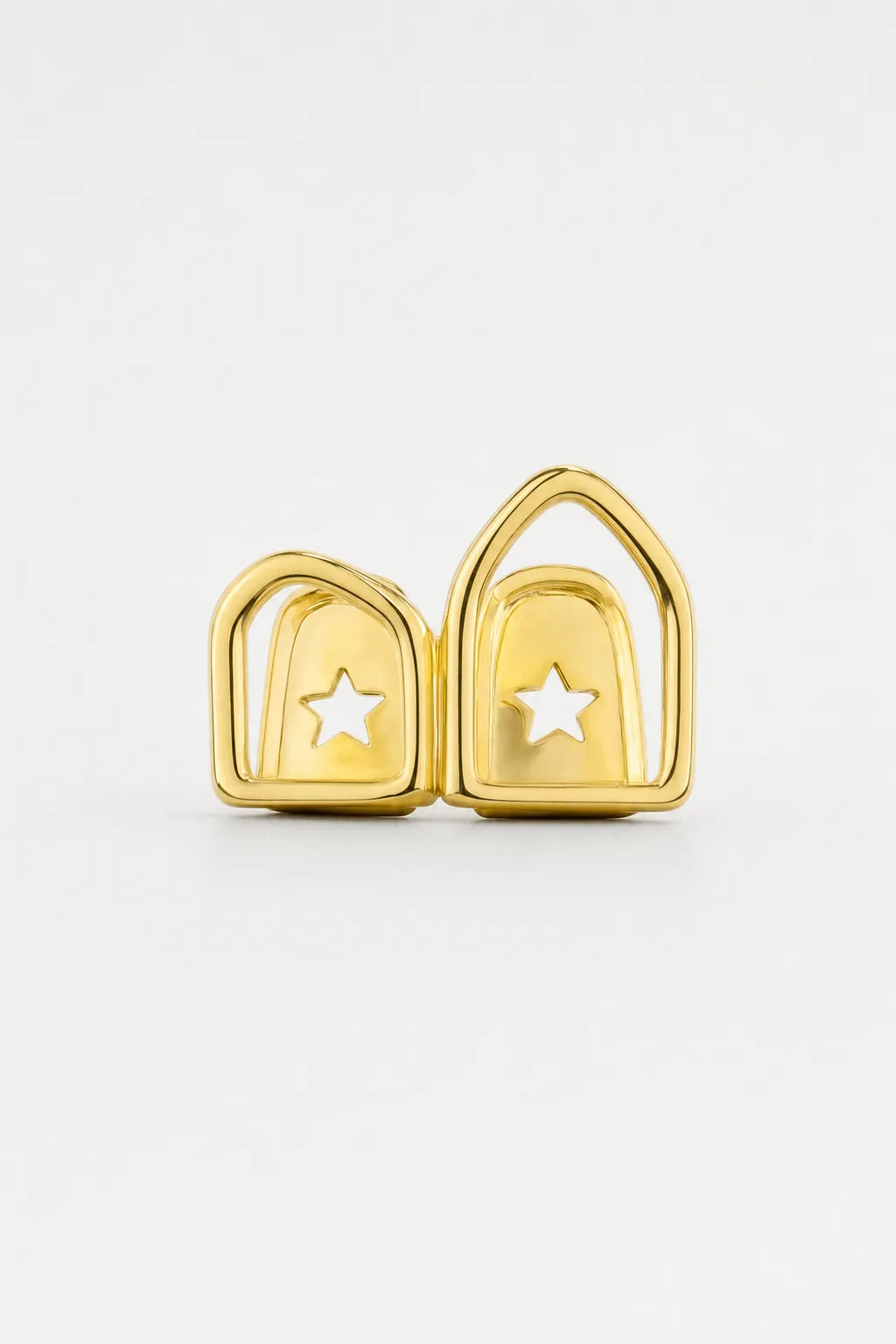 Grillz 2 dents — sur fond gris - couleur 3