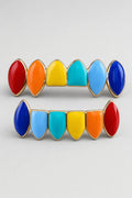 Grillz 69 — sur fond gris - couleur Ensemble Or