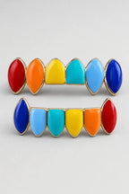 Grillz 69 — sur fond gris - couleur Ensemble Or