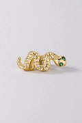 Grillz serpent — sur fond gris - couleur Or