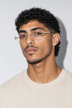 Lunette Freeze corleone — porté sur fond gris