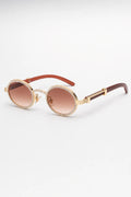 Lunette Migos — sur fond gris - couleur Marron