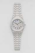 Montre Chiffre Arabe — variante Argent sur fond gris
