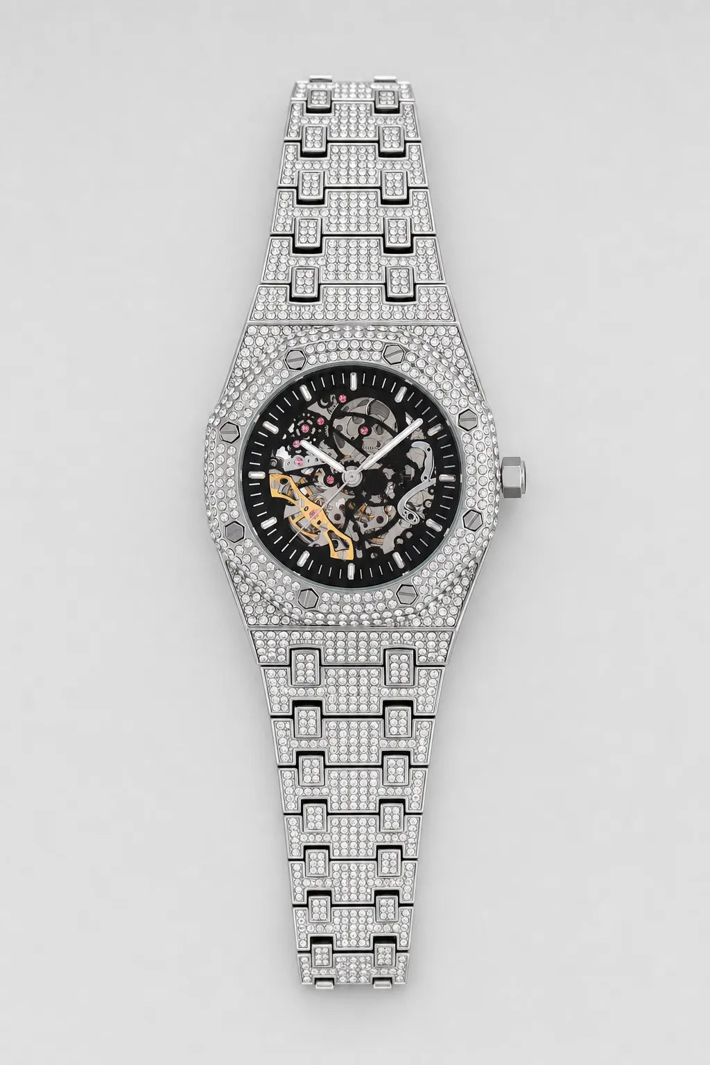 Montre Freeze corleone — variante Argent sur fond gris