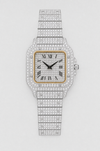 Montre full VVS — variante Argent sur fond gris