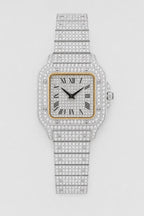Montre full VVS — variante Argent sur fond gris
