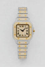 Montre full VVS — variante Or/Argent sur fond gris