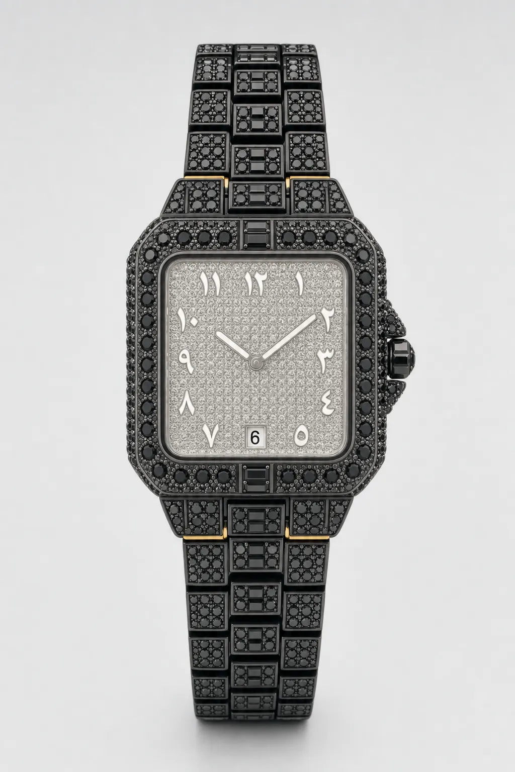 Montre Gazo — variante Noir sur fond gris