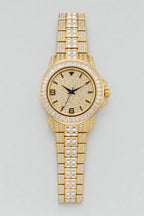 Montre Hip Hop — variante Or sur fond gris