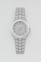 Montre La Fouine — variante Argent sur fond gris